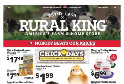 Rural King Weekly Ad Flyer February 25 to March 4
