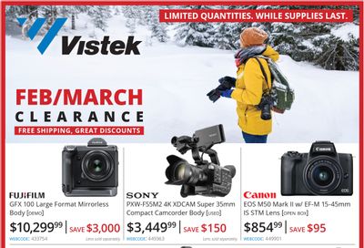 Vistek Clearance Flyer February 25 to March 11