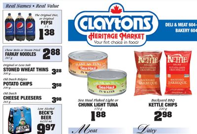 Claytons Heritage Market Flyer February 25 to March 3