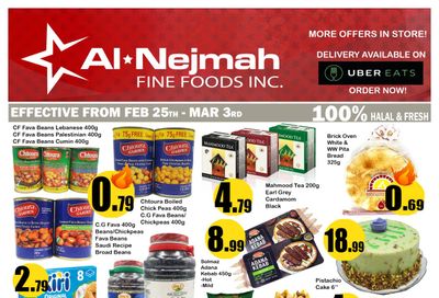 Alnejmah Fine Foods Inc. Flyer February 25 to March 3