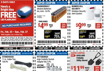 Harbor Freight Weekly Ad Flyer February 25 to March 4