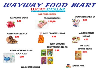 WayWay Food Mart Flyer February 25 to March 3