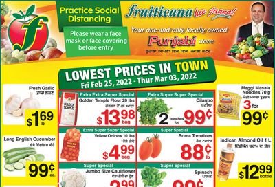 Fruiticana (Edmonton) Flyer February 25 to March 3