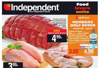 Independent Grocer (ON) Flyer March 26 to April 1