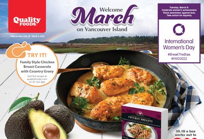 Quality Foods Flyer February 28 to March 6
