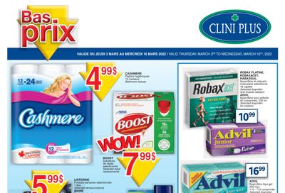 Clini Plus Flyer March 3 to 16