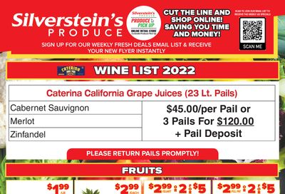 Silverstein's Produce Flyer March 1 to 5