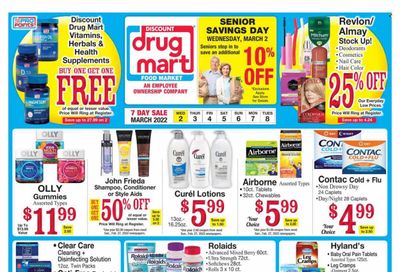 Discount Drug Mart (OH) Weekly Ad Flyer March 1 to March 8