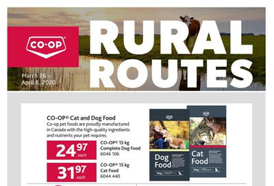 Co-op (West) Rural Routes Flyer March 26 to April 8