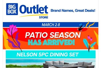 Big Box Outlet Store Flyer March 2 to 8