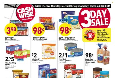 Cash Wise (MN, ND) Weekly Ad Flyer March 2 to March 9