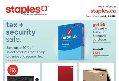 Staples Flyer March 2 to 8