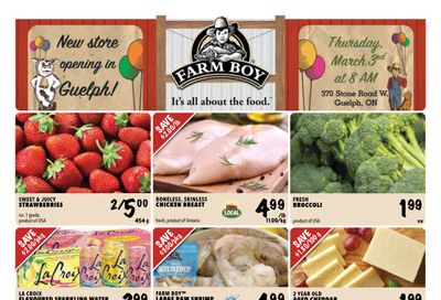 Farm Boy (Guelph) Flyer March 3 to 9