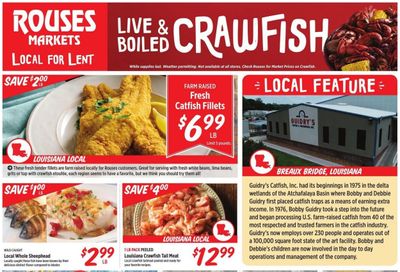 Rouses Markets (AL, LA, MS) Weekly Ad Flyer March 2 to March 9