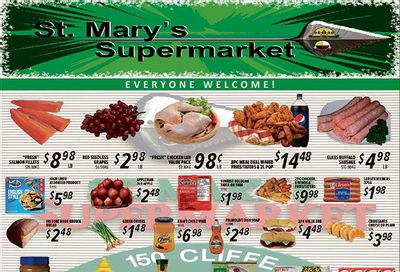 St. Mary's Supermarket Flyer March 2 to 8