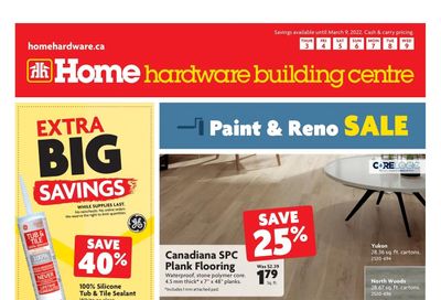 Home Hardware Building Centre (BC) Flyer March 3 to 9