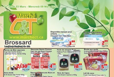 Marche C&T (Brossard) Flyer March 3 to 9