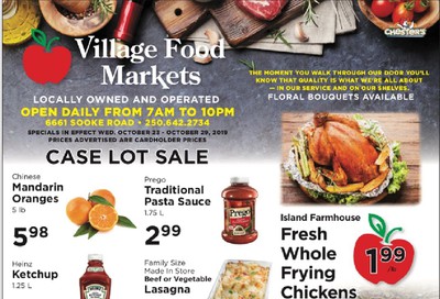 Village Food Market Flyer October 23 to 29