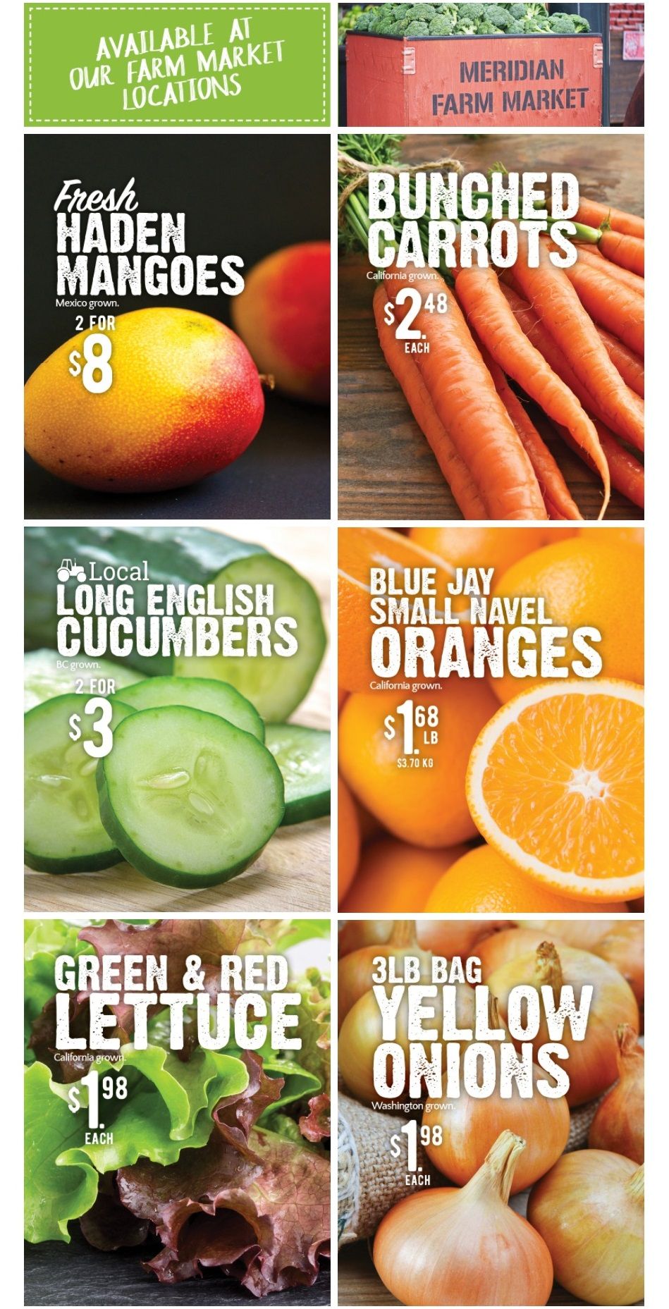 Meridian Farm Market Flyer March 3 to 9