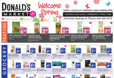 Donald's Market Flyer March 3 to 16