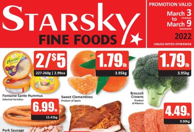 Starsky Foods Flyer March 3 to 9