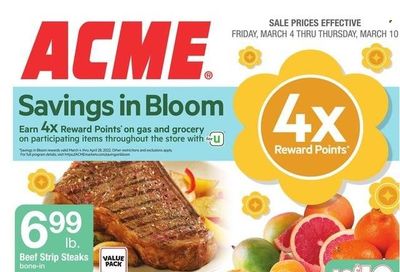 ACME (DE, NJ, NY, PA) Weekly Ad Flyer March 3 to March 10