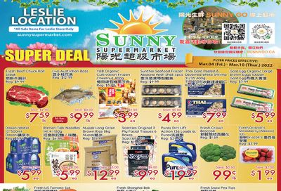 Sunny Supermarket (Leslie) Flyer March 4 to 10