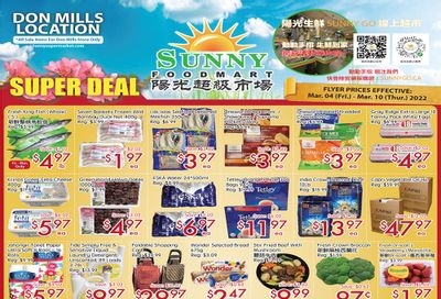 Sunny Foodmart (Don Mills) Flyer March 4 to 10