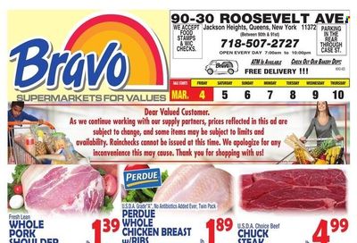 Bravo Supermarkets (CT, FL, MA, NJ, NY, PA) Weekly Ad Flyer March 3 to March 10