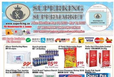 Superking Supermarket (London) Flyer March 4 to 10