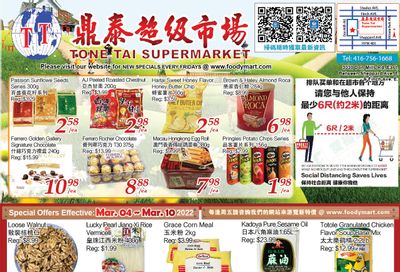 Tone Tai Supermarket Flyer March 4 to 10