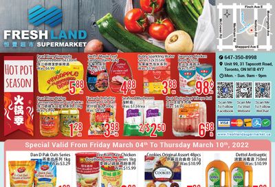 FreshLand Supermarket Flyer March 4 to 10
