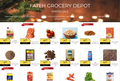 Fateh Grocery Depot Flyer March 3 to 9
