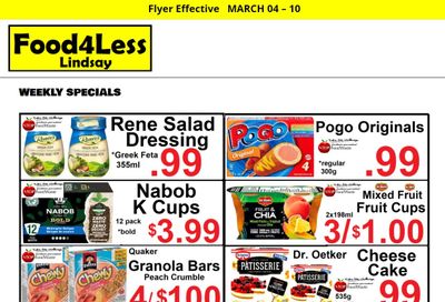 Food 4 Less Flyer March 4 to 10