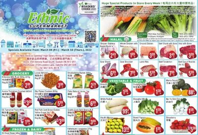 Ethnic Supermarket Flyer March 4 to 10