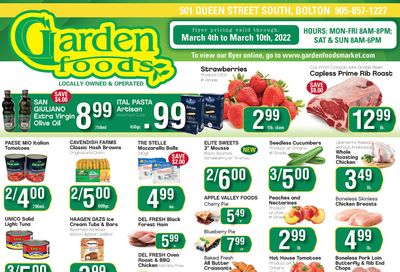 Garden Foods Flyer March 4 to 10