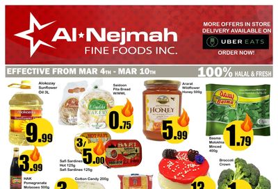 Alnejmah Fine Foods Inc. Flyer March 4 to 10