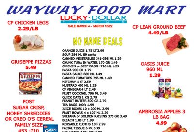 WayWay Food Mart Flyer March 4 to 10