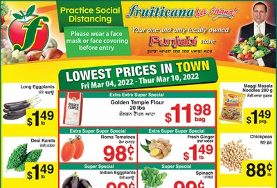 Fruiticana (Edmonton) Flyer March 4 to 10