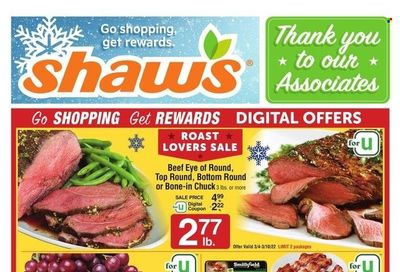Shaw’s (MA, ME, NH, RI, VT) Weekly Ad Flyer March 4 to March 11