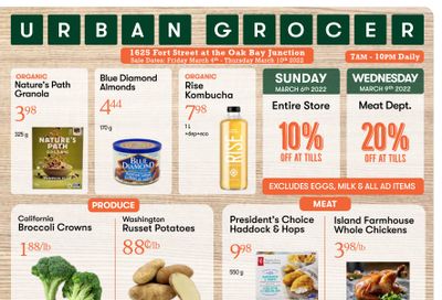 Urban Grocer Flyer March 4 to 10