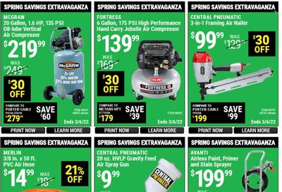 Harbor Freight Weekly Ad Flyer March 4 to March 11
