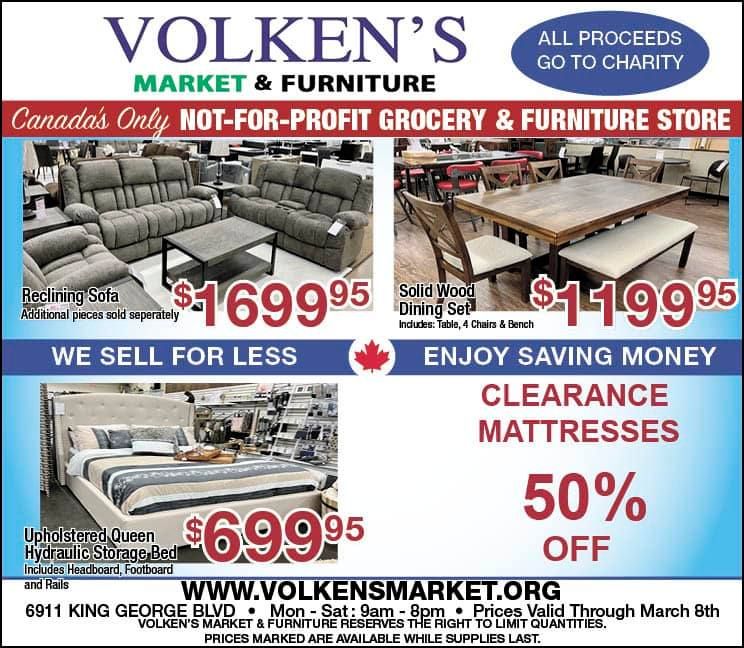Volken's Market & Furniture Flyer March 2 to 8