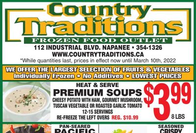 Country Traditions Flyer March 3 to 10