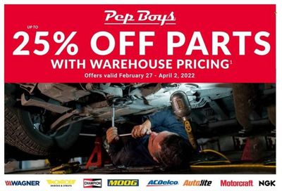 Pep Boys Weekly Ad Flyer March 5 to March 12