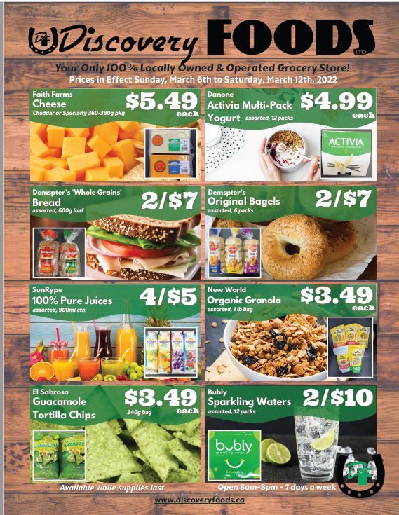 Discovery Foods Flyer March 6 to 12