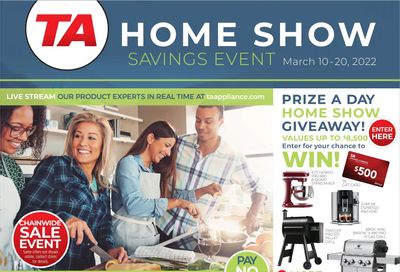 TA Appliances & Barbecues Flyer March 10 to 20