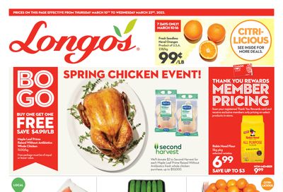 Longo's Flyer March 10 to 23