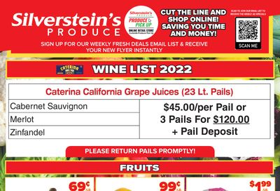Silverstein's Produce Flyer March 8 to 12