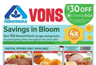 Albertsons (CA, ID, LA, MT, OR, TX, WA) Weekly Ad Flyer March 8 to March 15